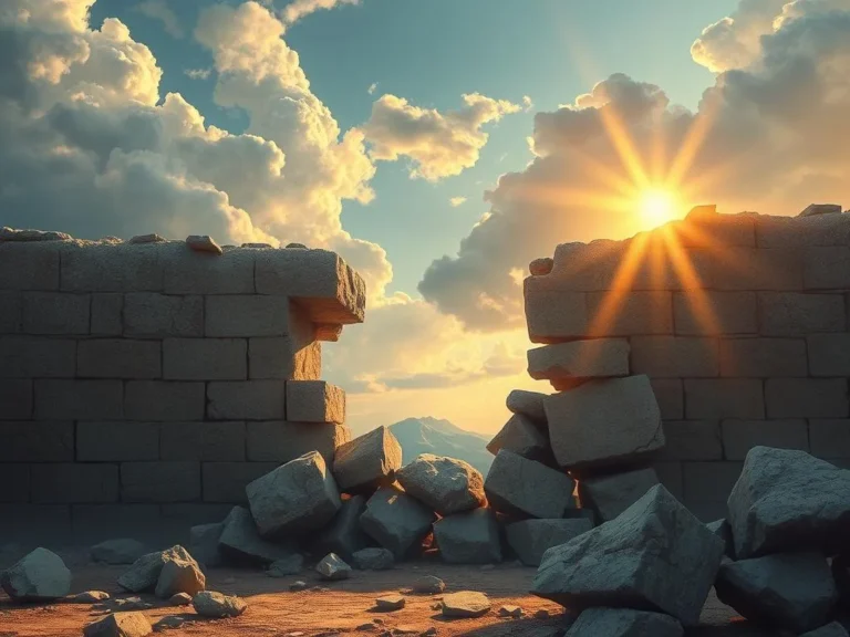 Breaking a Wall Spiritual Meaning: Discovering New Beginnings