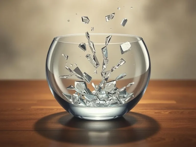 Breaking Glass Bowl Spiritual Meaning: A Journey to Transformation and Renewal