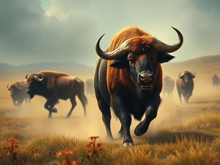 Buffalo Chasing Spiritual Meaning: Discovering the Wisdom of the Wild