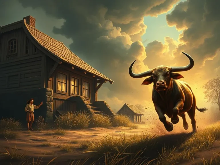 Bull Chasing in House Spiritual Meaning: Unraveling the Mystical Signs