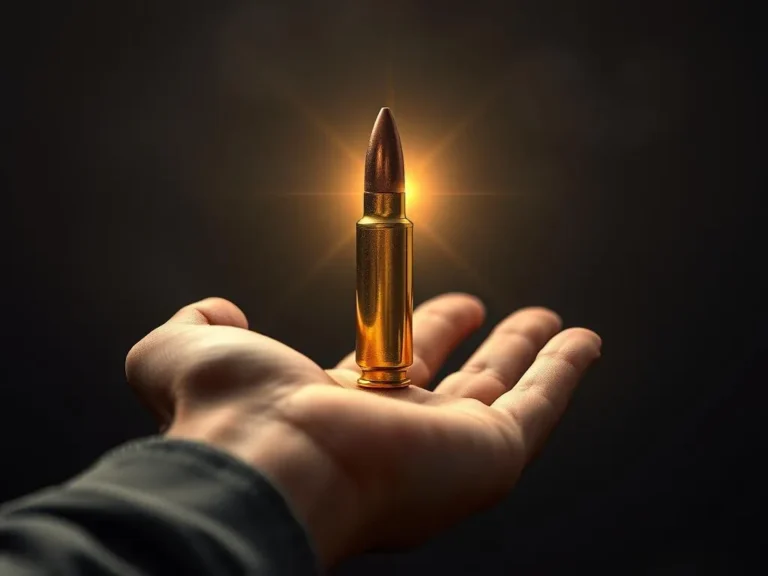 Bullet in Hand Spiritual Meaning: Unpacking the Symbolism and Its Deeper Significance