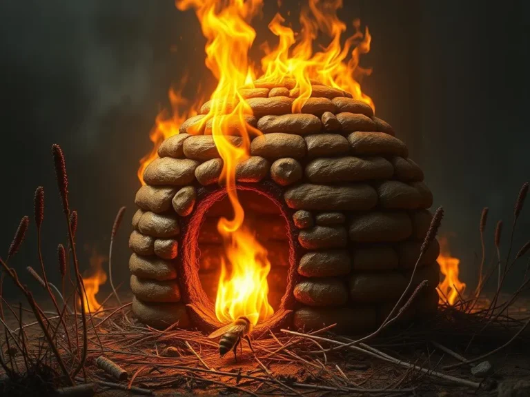 Burning Beehive Spiritual Meaning: Exploring the Mystical Significance