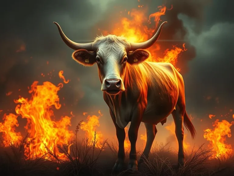 Burning Cow Spiritual Meaning: Discovering the Insights Behind This Powerful Symbol