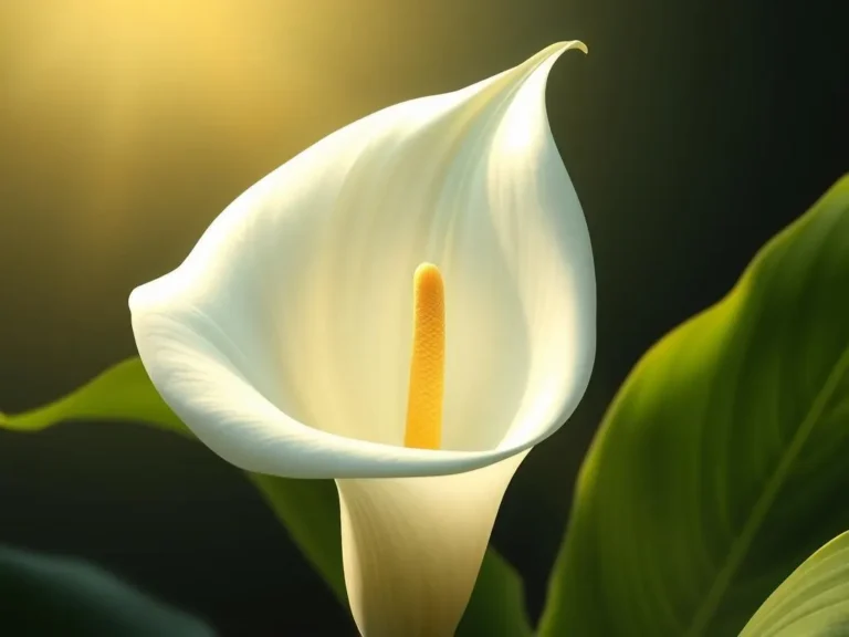 Calla Lily Spiritual Meaning: Discover the Hidden Messages of this Elegant Flower