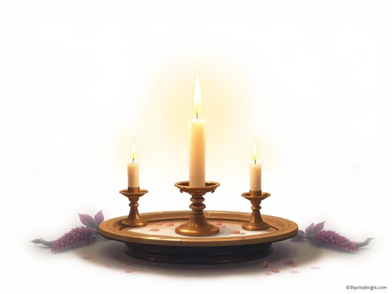 Candlestick Spiritual Meaning: Illuminating Your Inner Journey