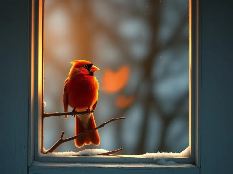 Cardinal Tapping on Window Spiritual Meaning: Insights from Nature