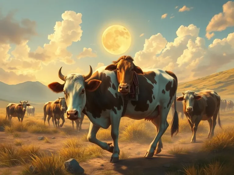 Carrying a Cow Spiritual Meaning: Embracing Nourishment and Abundance