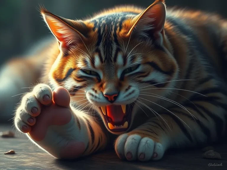 Cat Biting Feet Spiritual Meaning: Uncovering the Hidden Messages from Your Feline Friend