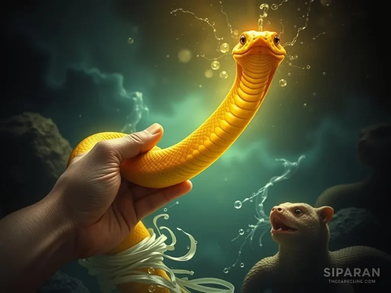 Catching a Yellow Snake Spiritual Meaning: Unveiling the Mysteries of Transformation and Healing