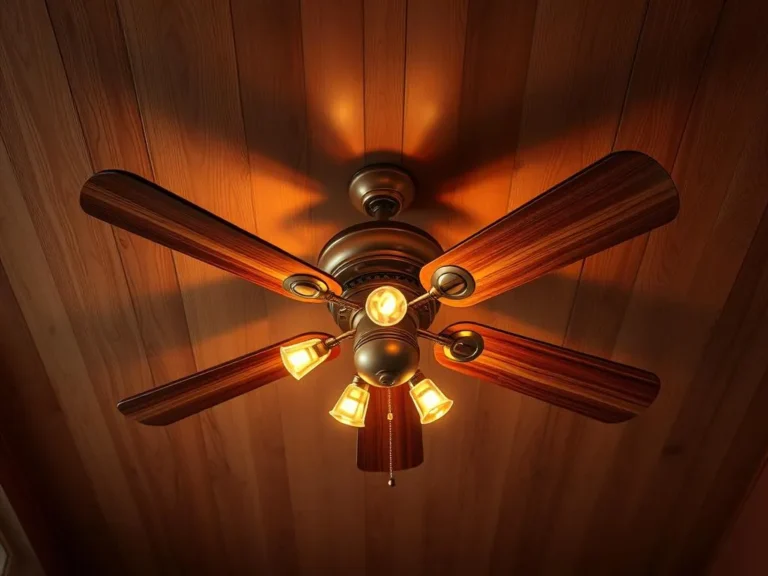 Ceiling Fan Spiritual Meaning: The Whirling Energy of Life