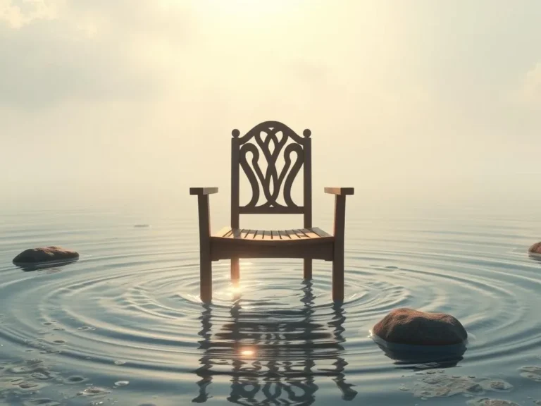 Chair in Water Spiritual Meaning: A Deep Dive into Symbolism and Reflection