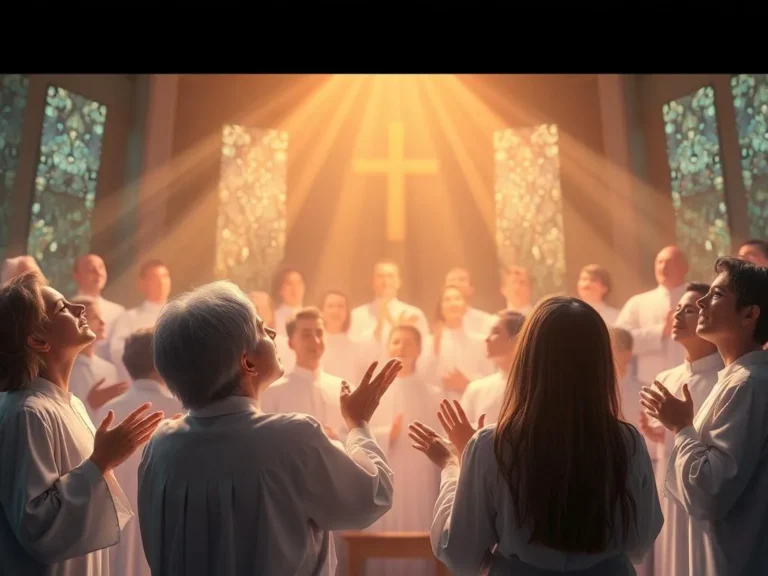 Choir Singing Spiritual Meaning: Exploring the Sacred Harmony of Voices