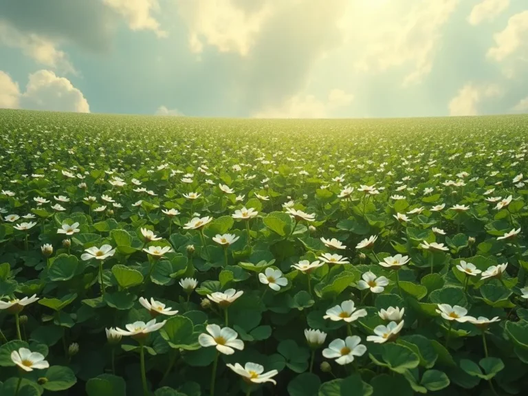 Clover Field Spiritual Meaning: Discovering the Power of Nature