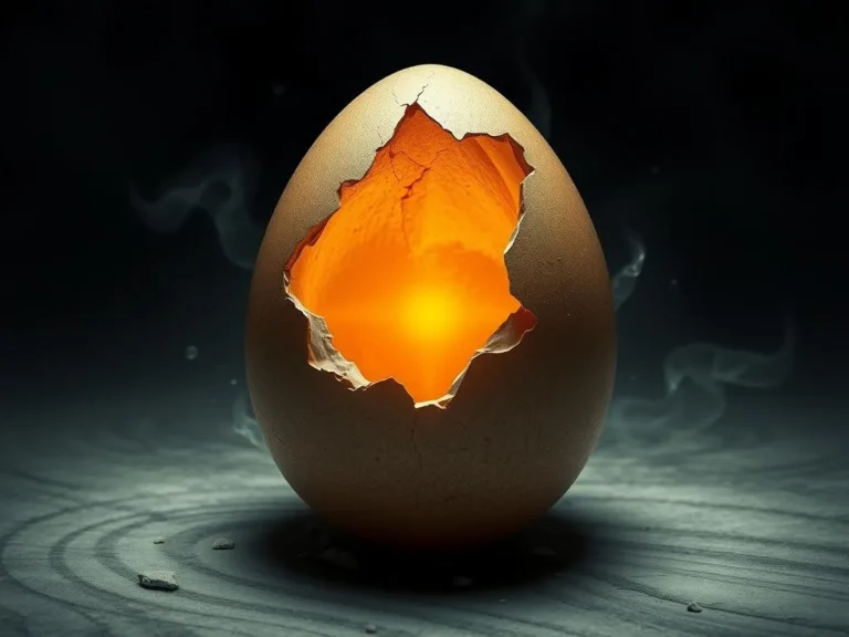 Cracked Egg Spiritual Meaning: Discovering New Beginnings and Transformation