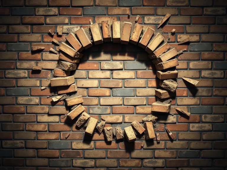 Crashing into a Brick Wall Spiritual Meaning: Understanding Life’s Obstacles