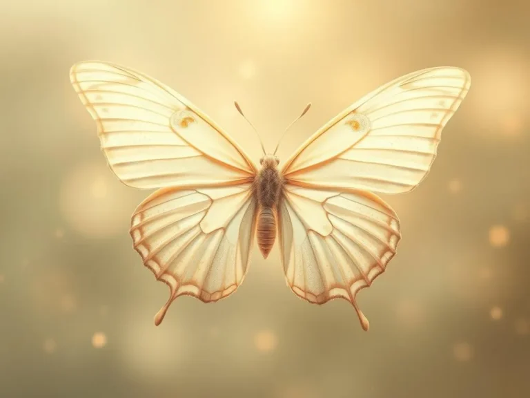 Cream Butterfly Spiritual Meaning: Unveiling the Mystical Essence