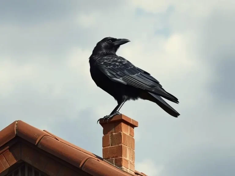Crow on Roof Spiritual Meaning: Unlocking the Mysteries of the Winged Messenger