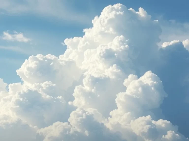 Cumulus Spiritual Meaning: Discovering the Clouds of Your Soul