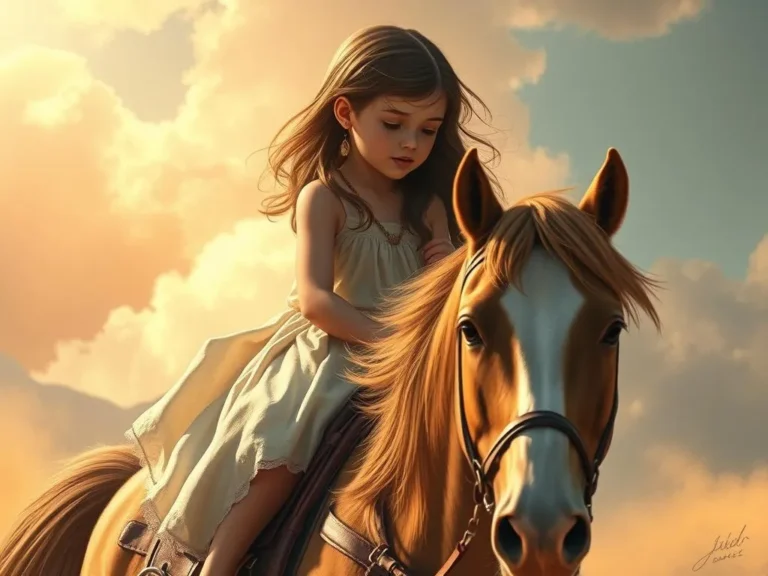 Daughter Riding a Horse Spiritual Meaning: Exploring the Connection Between Freedom and Growth