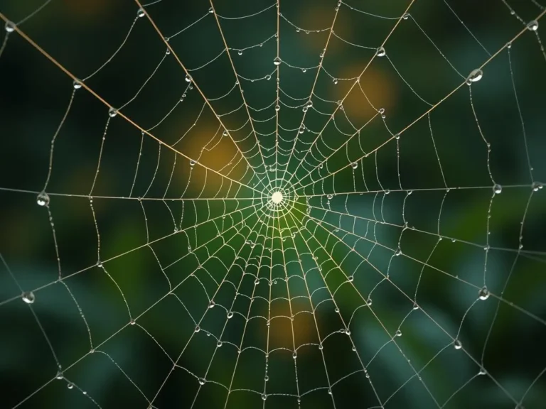 Dewy Spider Web Spiritual Meaning: Unraveling Nature’s Mysteries