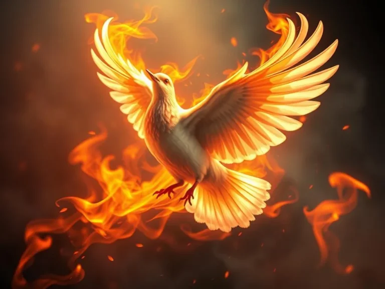 Dove on Fire Spiritual Meaning: Embracing Transformation and Inner Peace