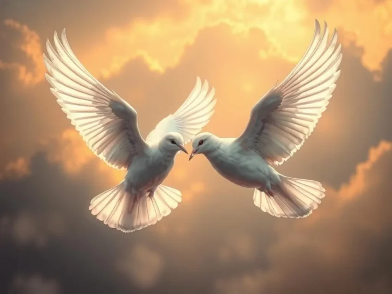 Doves Flying Spiritual Meaning: Discovering Peace and Hope