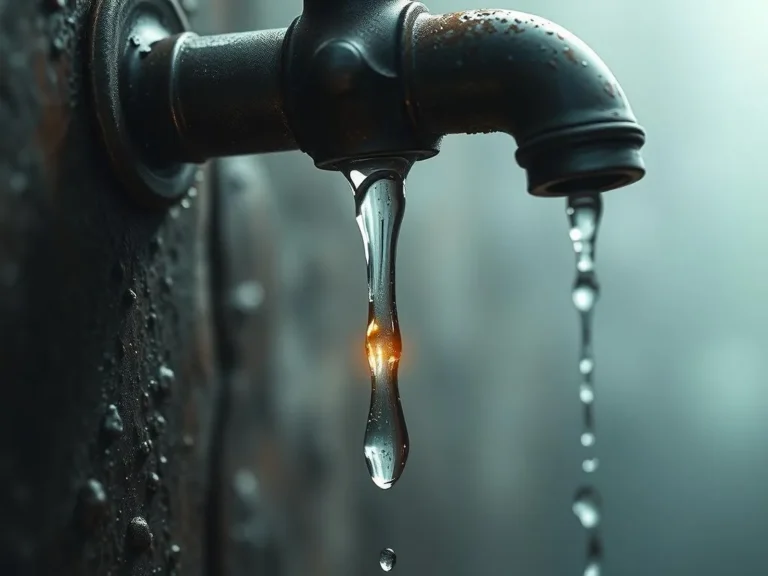 Dripping Tap Spiritual Meaning: Understanding the Messages from the Universe