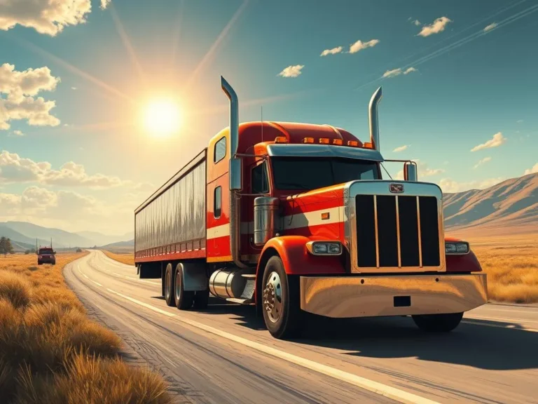 Driving a Big Rig Spiritual Meaning: Exploring Your Journey