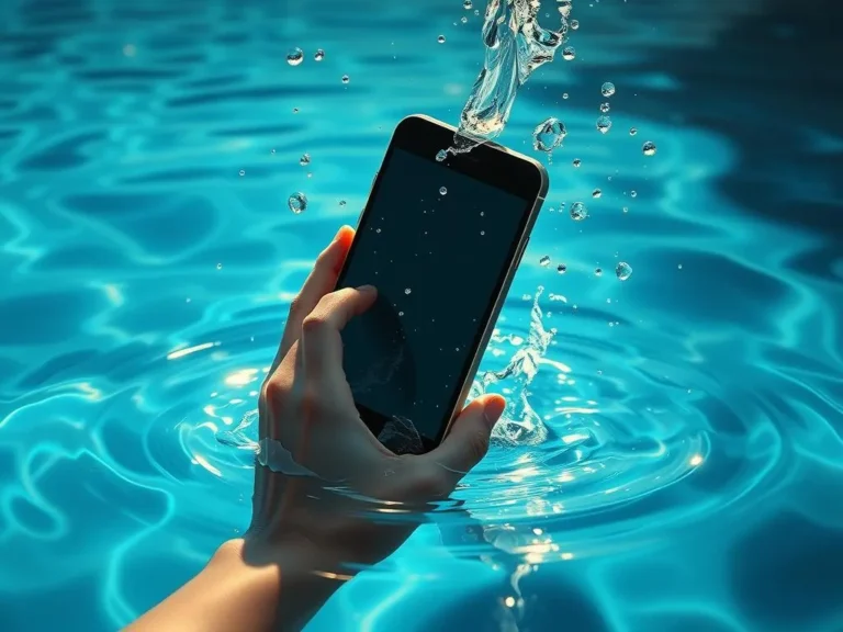 Dropping Phone in Pool Spiritual Meaning: A Deep Dive into Unexpected Messages