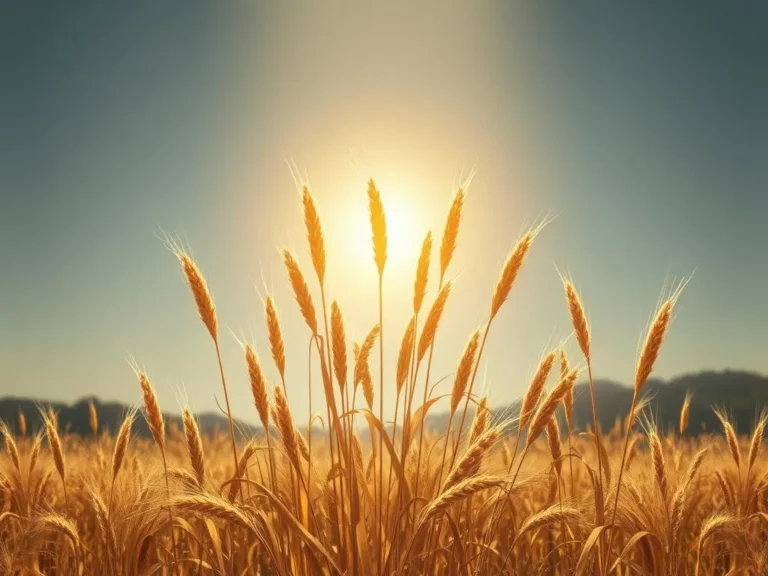 Dry Crops Spiritual Meaning: Understanding the Messages from Nature