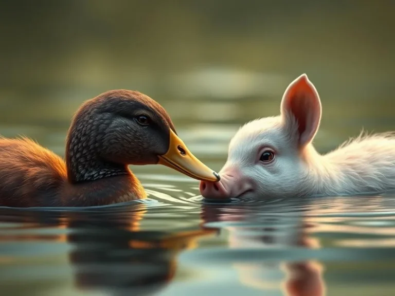 Ducks and Pigs Spiritual Meaning: Uncovering the Wisdom of Nature