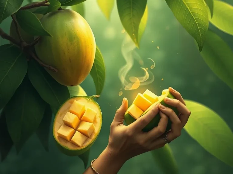 Eating Green Mango Spiritual Meaning: Discovering Insights from Nature