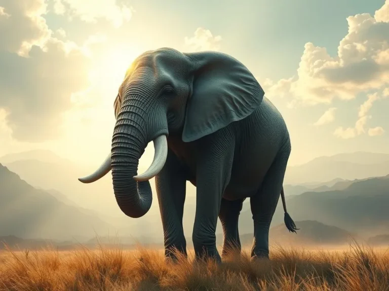 Elephant Spiritual Meaning: Unlocking the Wisdom of the Majestic Gentle Giant