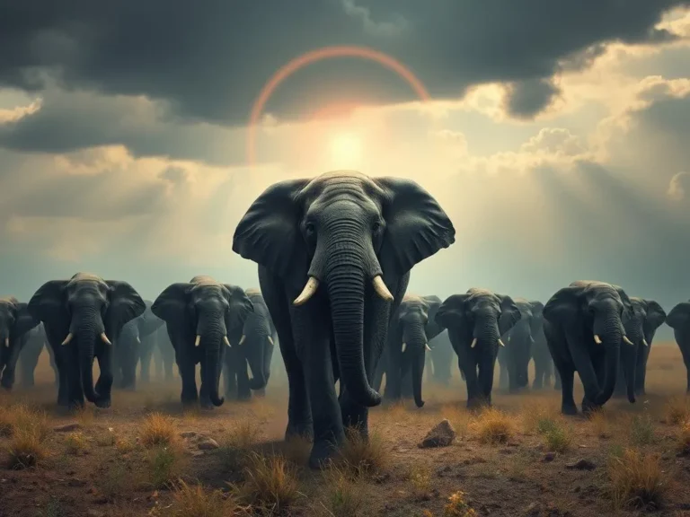 Elephant Stampede Spiritual Meaning: Unleashing Inner Strength and Wisdom