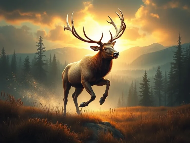 Elk Chasing Me Spiritual Meaning: Embracing the Call of the Wilderness