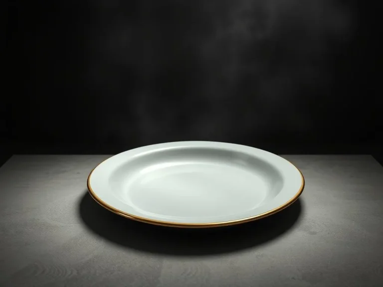Empty Plate Spiritual Meaning: Discovering Abundance in Simplicity