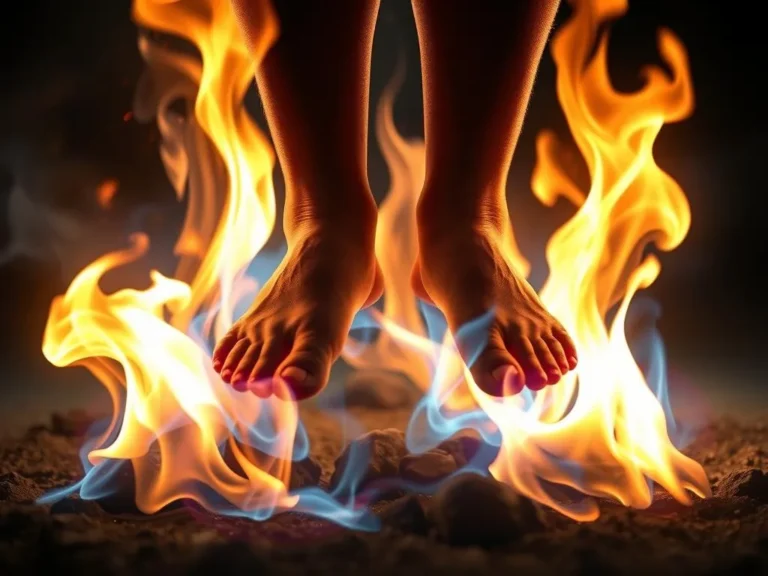 Feet on Fire Spiritual Meaning: Understanding the Spiritual Significance