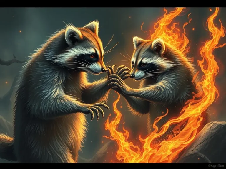 Fighting Raccoon Spiritual Meaning: Unleashing Your Inner Warrior
