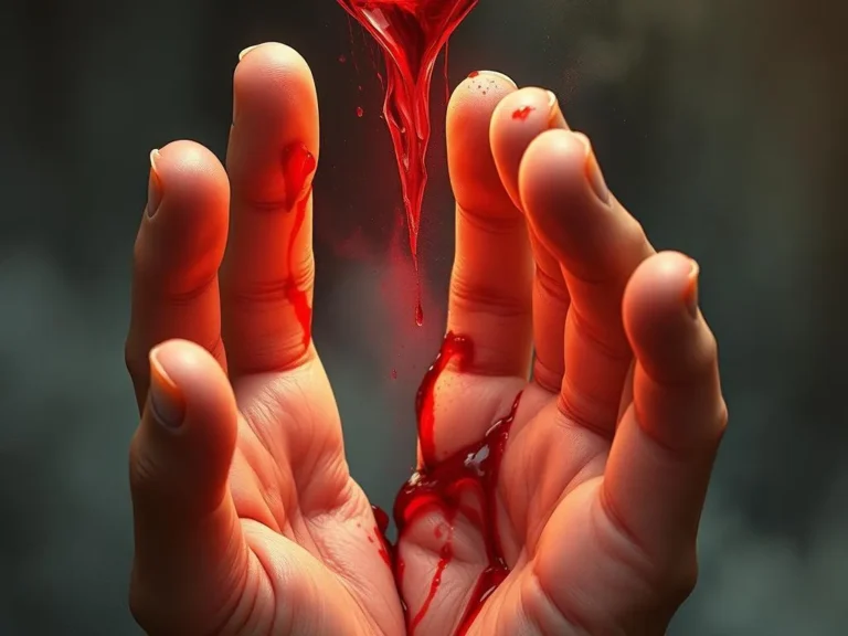Fingers Bleeding Spiritual Meaning: Unraveling the Mysteries of Pain and Healing