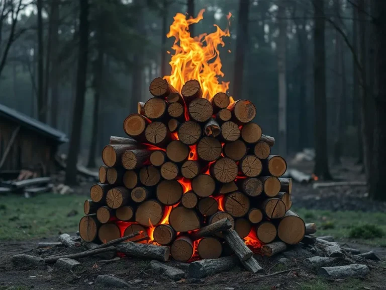Firewood Stack Spiritual Meaning: Uncovering the Wisdom of Nature