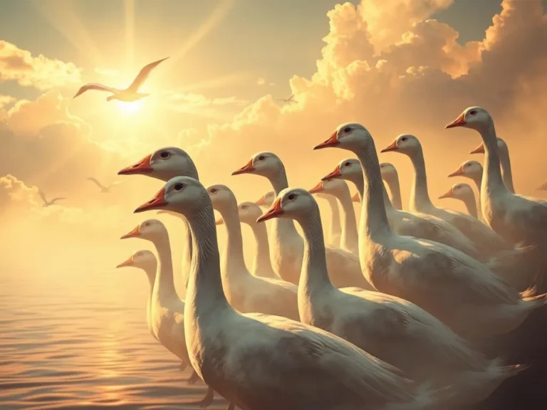 Flock of Geese Spiritual Meaning: Understanding Unity and Guidance