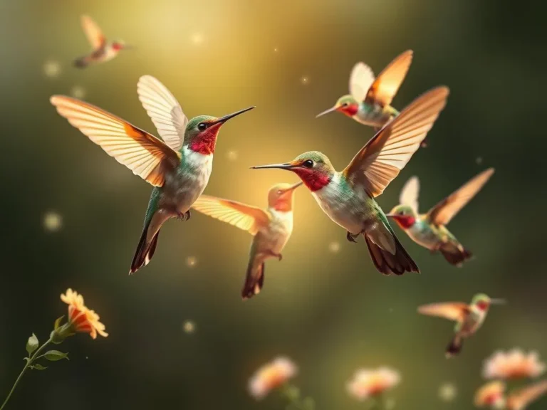 Flock of Hummingbirds Spiritual Meaning: Insights into Their Mystical Presence