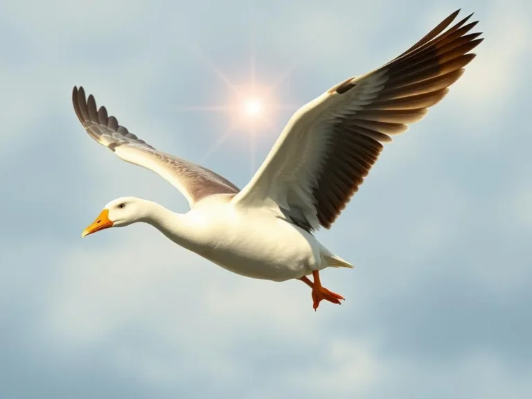 Flying Goose Spiritual Meaning: Insights into Freedom and Community