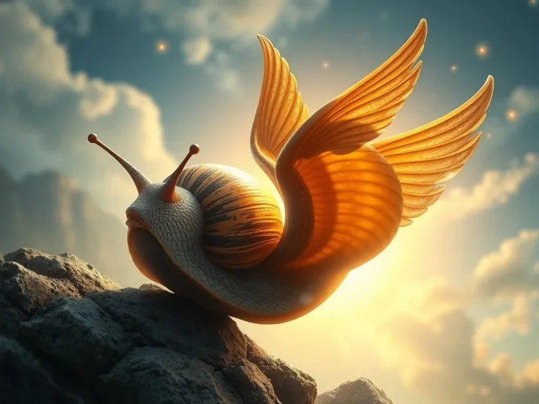 Flying Snail Spiritual Meaning: Embracing Journey and Transformation