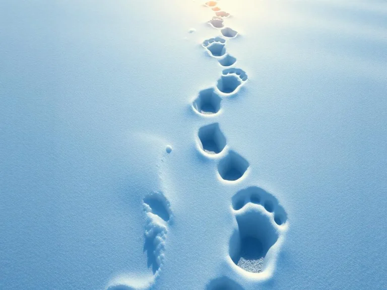 Footprints in the Snow Spiritual Meaning: Discovering Your Path