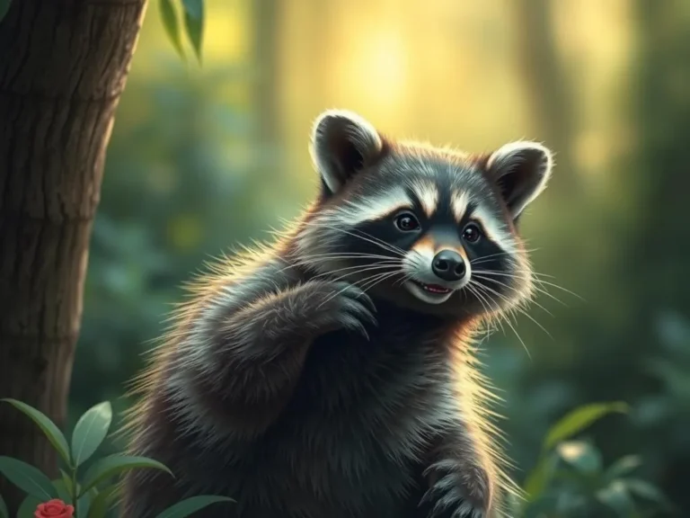 Friendly Raccoon Spiritual Meaning: Discovering the Wisdom of Nature’s Playful Trickster