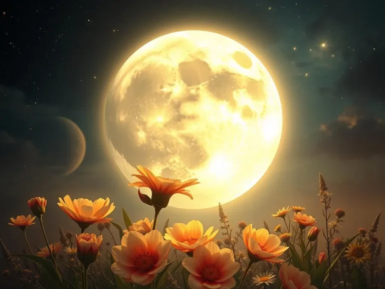 Full Flower Moon Spiritual Meaning: Embrace the Blooming Energy of Spring