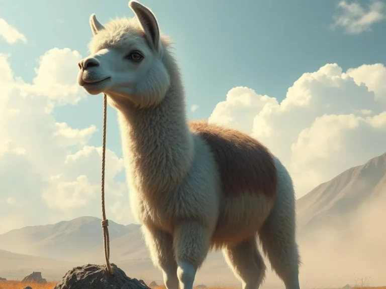 Giant Llama Spiritual Meaning: Discovering the Wisdom of the Llama Spirit Animal