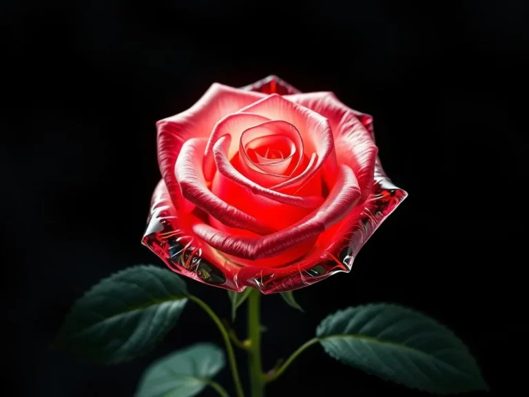 Glass Rose Spiritual Meaning: Unveiling the Symbolism of Beauty and Resilience
