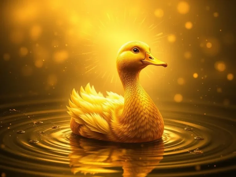 Gold Duck Spiritual Meaning: Unlocking the Mysteries of the Feathered Guide